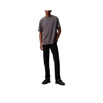 CALVIN KLEIN T Shirt Europe Version Men's Washed Black
