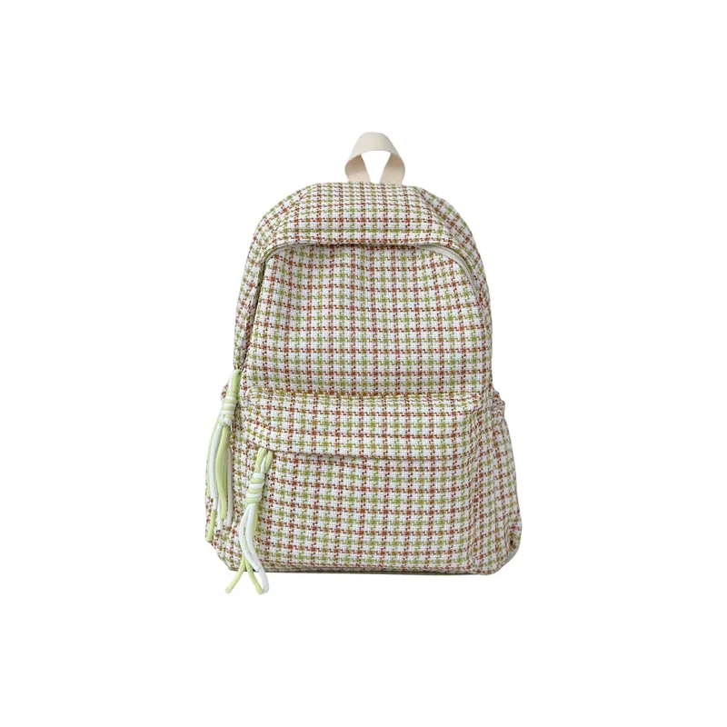 OUZIHUANG Nylon Backpack Women's Pink/Blue/Black/Ecru/Green-11