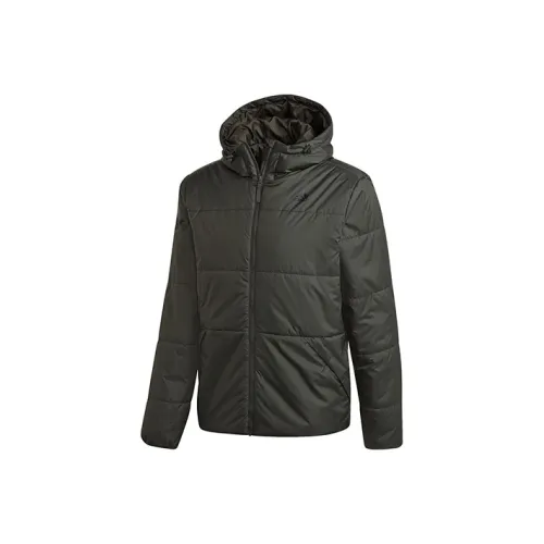 Adidas Puffer Jackets Men Dark Green