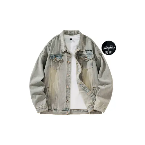 BOTH PLAY Denim Jacket Comes With Short Sleeved T Shirt Unisex
