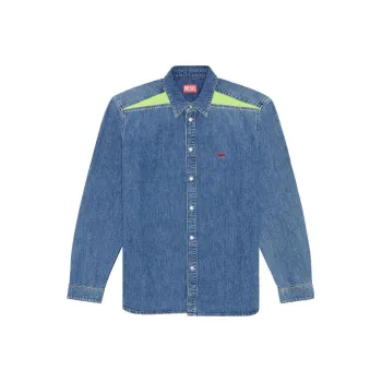 DIESEL Denim Jackets Men Light Blue