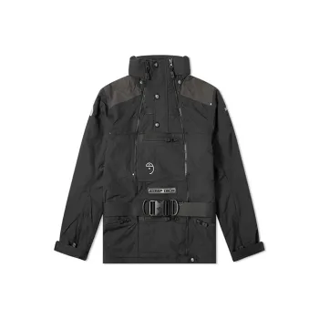 THE NORTH FACE Outdoor Hiking Water Resistant Windproof Breathable Windbreaker Jacket Men's Black