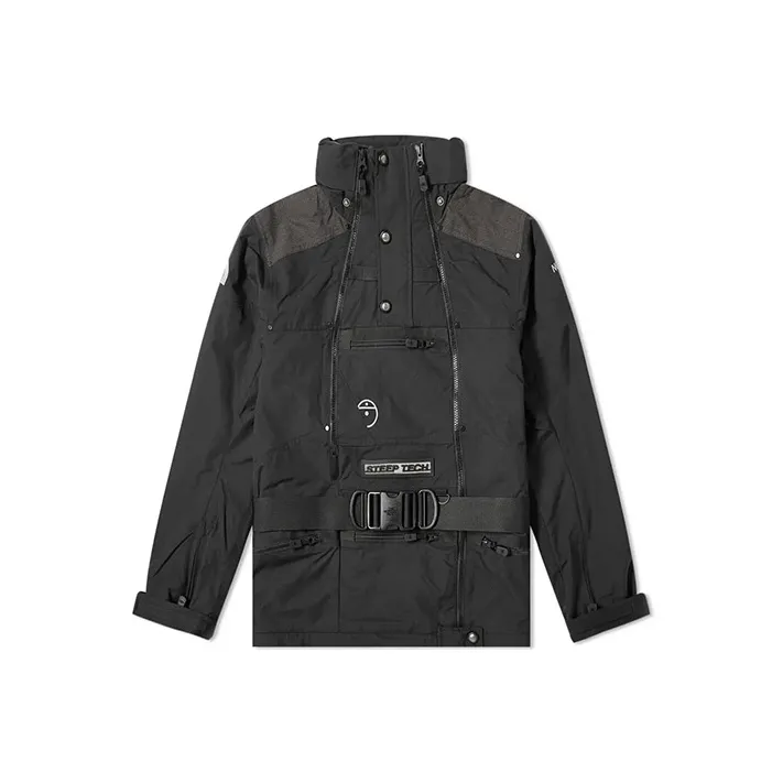THE NORTH FACE Outdoor Hiking Water Resistant Windproof Breathable Windbreaker Jacket Men's Black-0