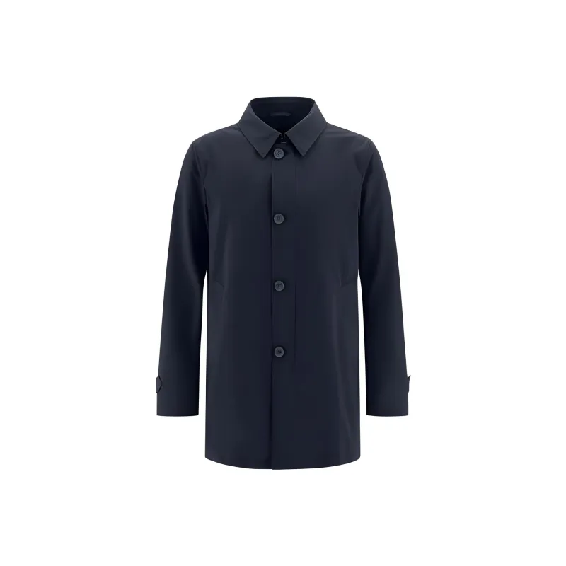 HERNO Single-Breasted Long Sleeved Trench Coat-0