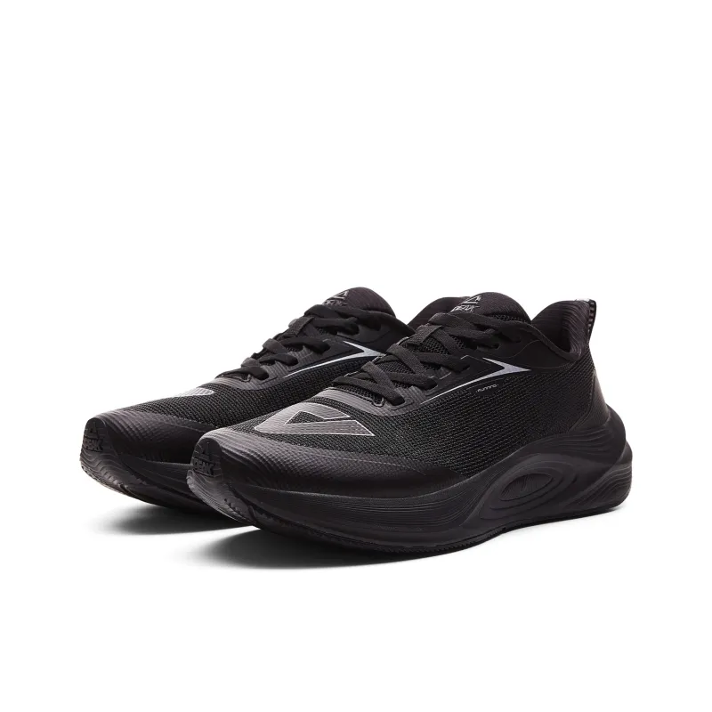 PEAK Low Top Running Shoes Men's All Black-2