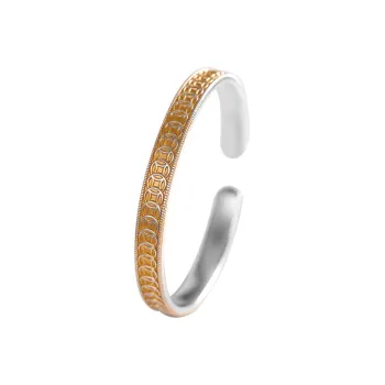 Old Qingyun Silver Building 999 Fine Silver Bangles Women's