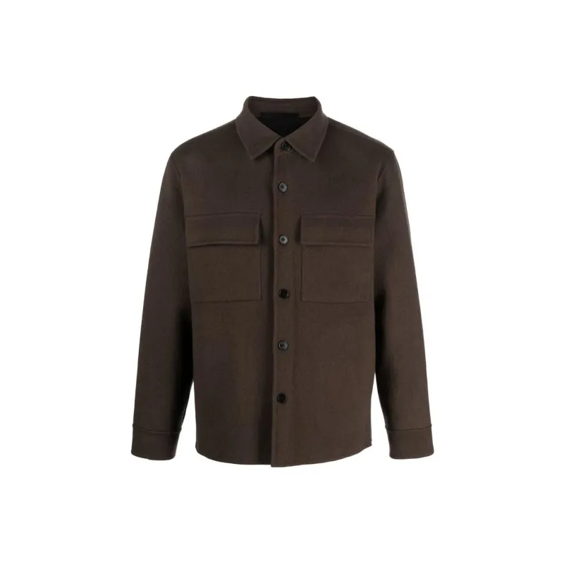 THEORY Jackets Men Olive Green-0