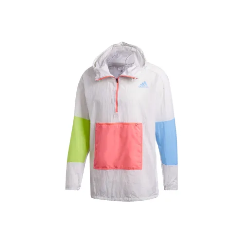 Adidas Trail Running Ultra Light Rainproof Windbreaker Jacket Men's Track Gray