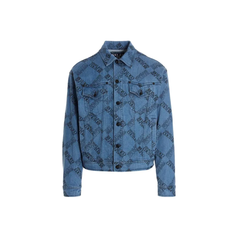 VERSACE JEANS COUTURE FW22 Denim Jacket Men's Blue-0