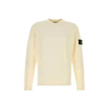 STONE ISLAND Logo Patch Crewneck Jumper