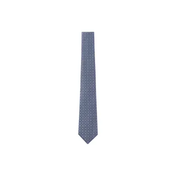 LOUIS VUITTON Silk Ties Men's Marine Blue