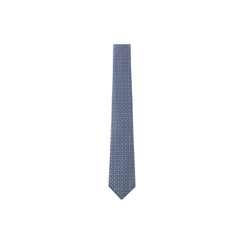 LOUIS VUITTON Silk Ties Men's Marine Blue-0