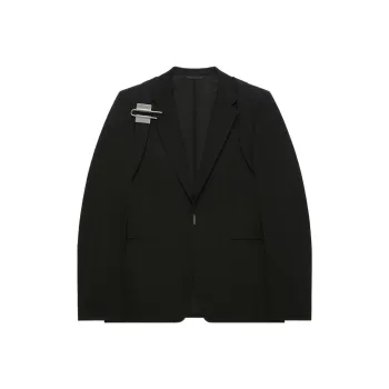 Givenchy U Lock Buckle Single Breasted Blazer