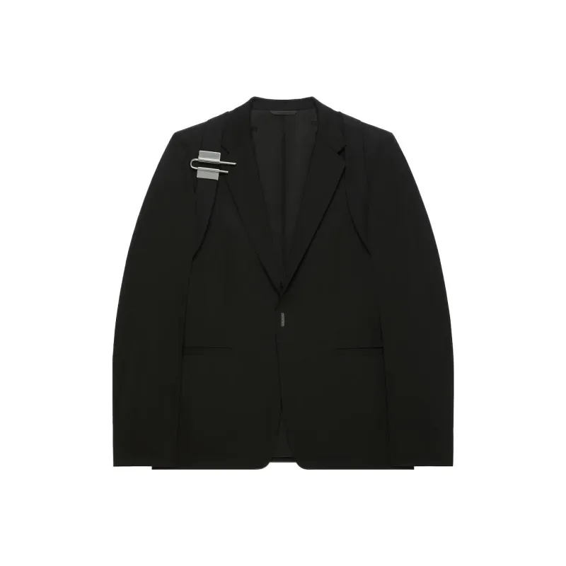 Givenchy U Lock Buckle Single Breasted Blazer-0