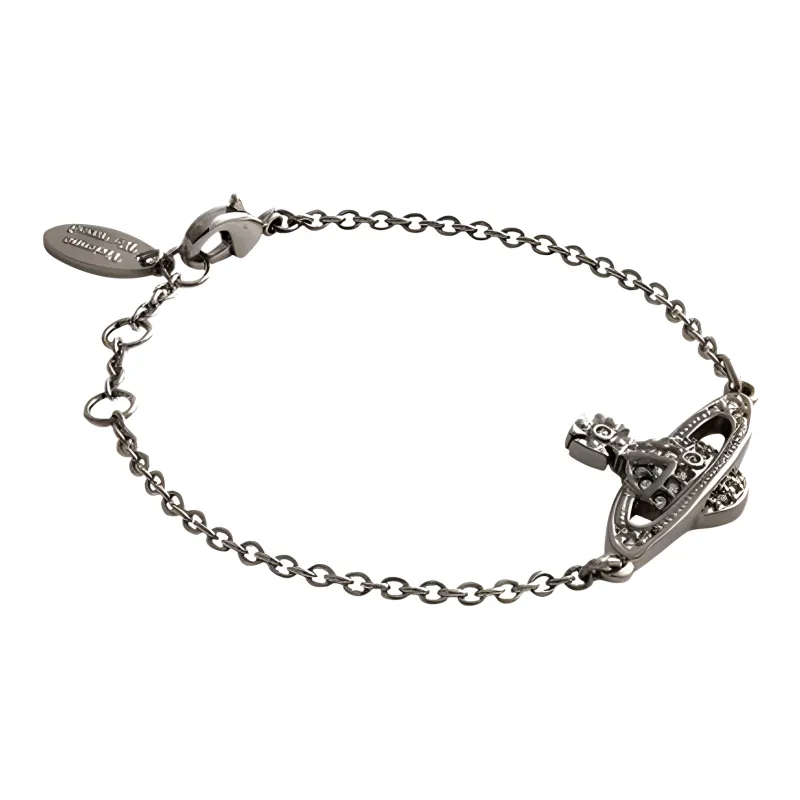 Vivienne Westwood Mini Bas Relief Chain Bracelets Women's-1