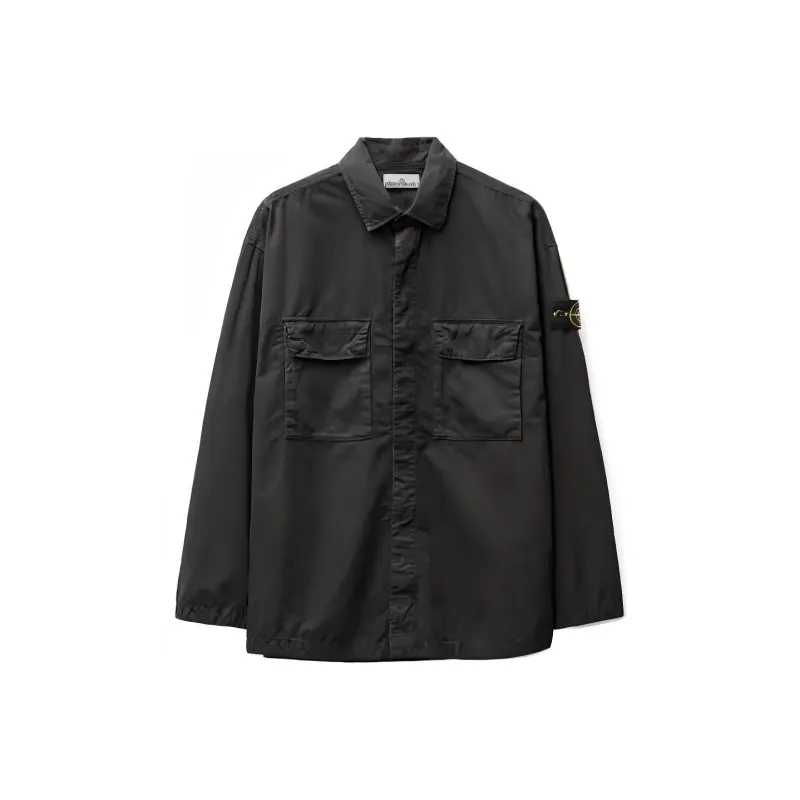 STONE ISLAND SS23 Jackets Coats Men's Charcoal Gray-0