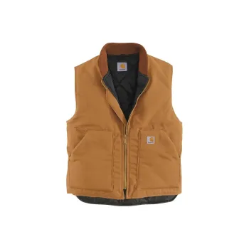 Carhartt V01 FIRM DUCK INSULATED RIB COLLAR VEST RELAXED FIT Men's