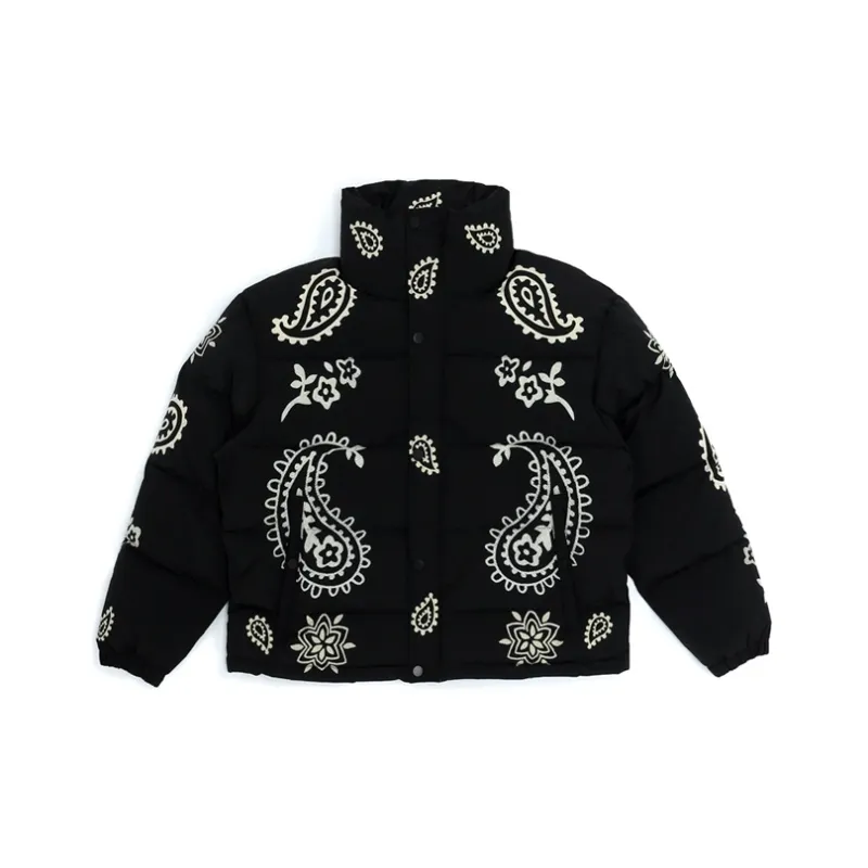 Profound Puffer Jacket Coat National Version Unisex Black-0