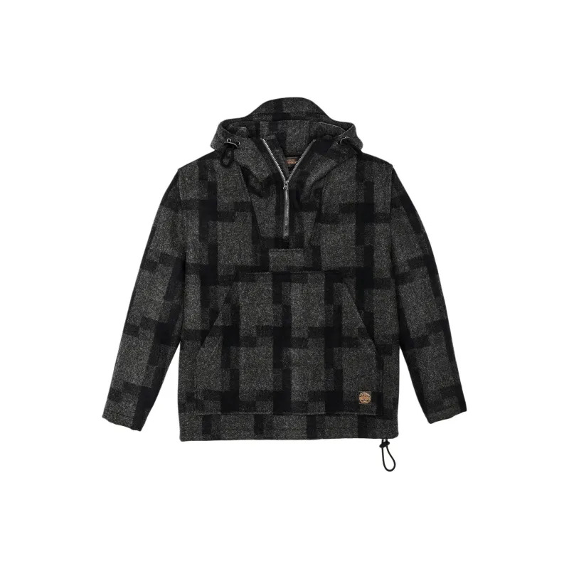 Filson Jackets Coats Men's Charcoal Black Square Plaid-0