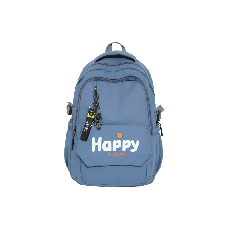 OUZIHUANG Nylon Backpack Unisex Black/White/Red/Blue/Khaki-10