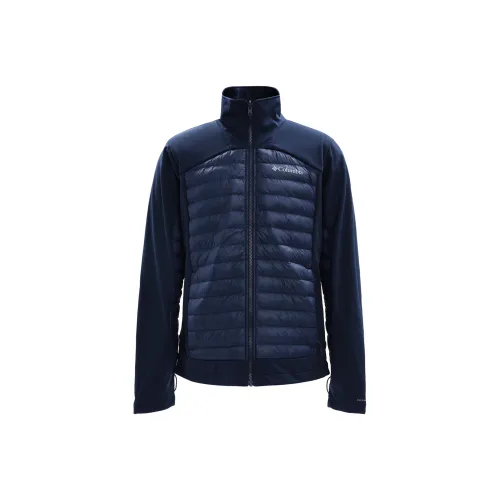 Columbia Waterproof And Breathable Windbreaker Jacket Men's Navy Blue