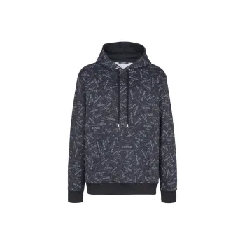 BALMAIN Couture Label print Hoodie