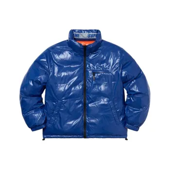 Supreme Shiny Reversible Puffy Jacket