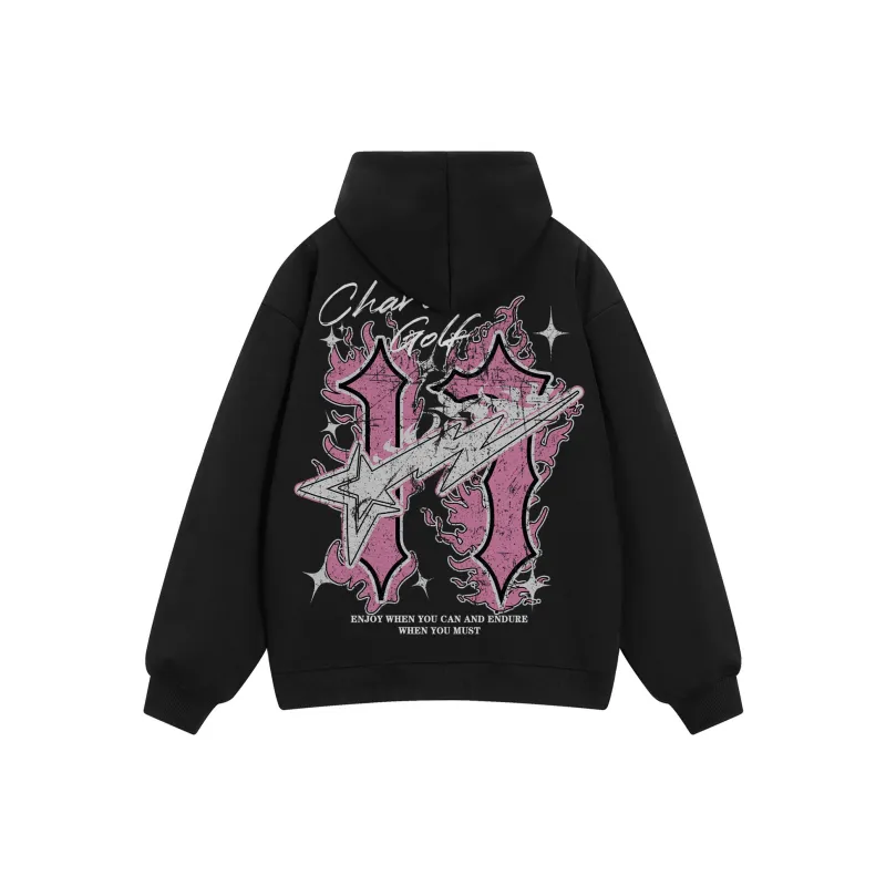 CHARLIE GOLF Sweatshirt Unisex Black-0