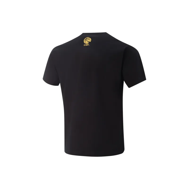 LiNing CBA Collection T Shirt Men's Black-1