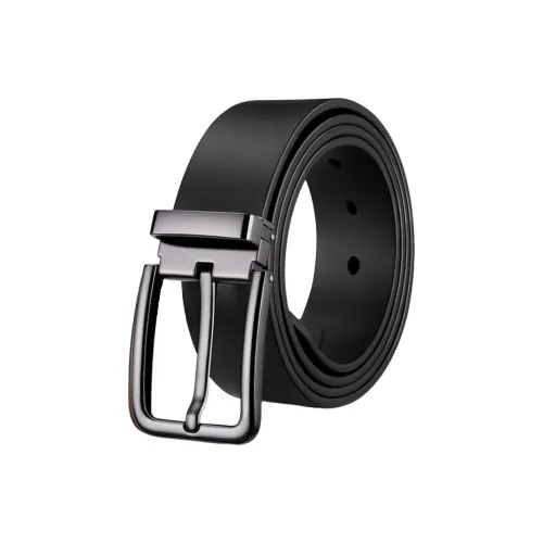 Warrior Split Cow Leather With Transferred Pattern Leather Belts Men's 3.8cm