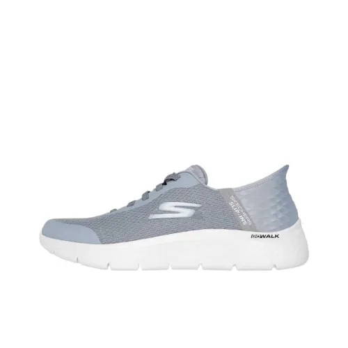 Skechers Go Walk Fle Low Top Casual Shoes Men's Gray