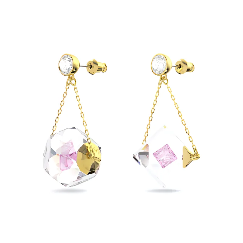 Swarovski Curiosa Asymmetric Drop Earrings-2