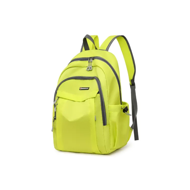 BRABOSTON Nylon Backpack Regular Unisex Black/Yellow/Blue/Rose Red/Green-10