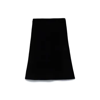 RICK OWENS/RO Wool Knit Scarves Women's Black