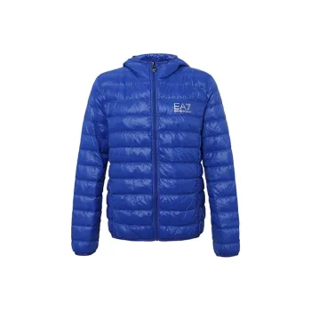 EMPORIO ARMANI EA7 Down Jacket Winter Men's Blue