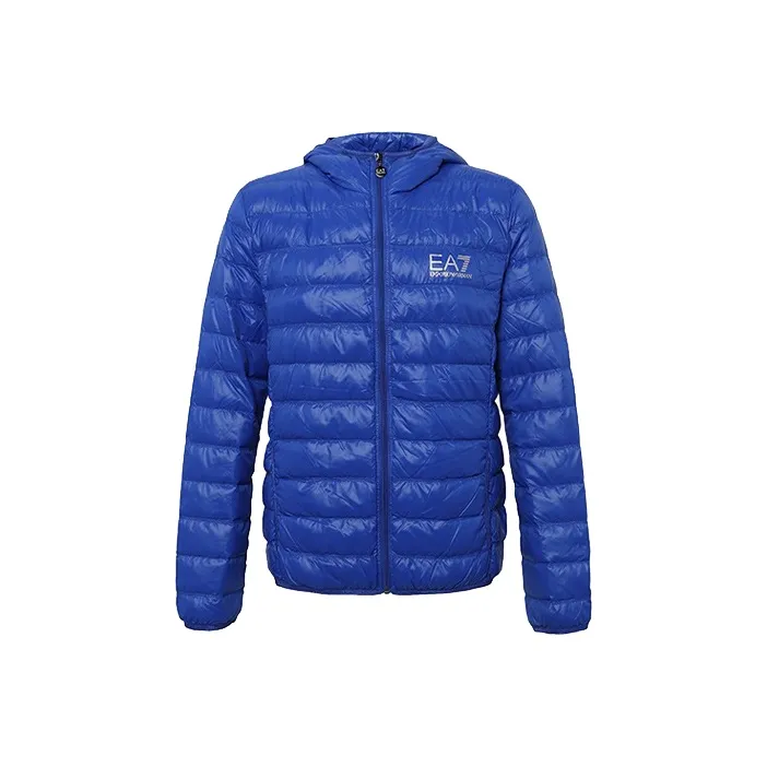 EMPORIO ARMANI EA7 Down Jacket Winter Men's Blue-0