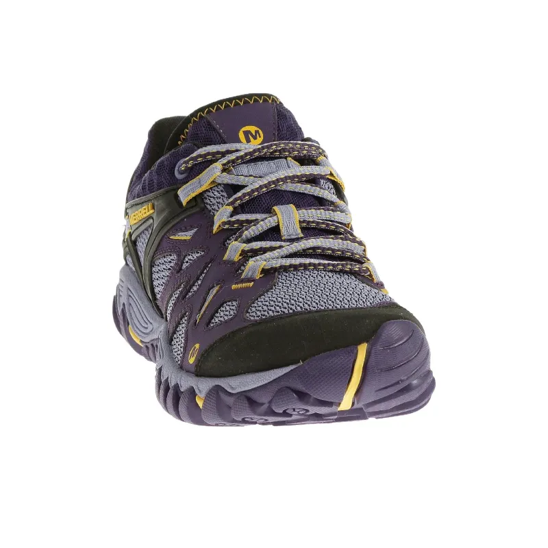 MERRELL All Out Blaze Slip Resistant, Abrasion Resistant, Waterproof Low Top Outdoor Shoes Women's Purple-2