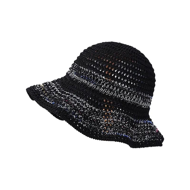 15 MINS Imitation Papyrus Bucket Hats Women's-7