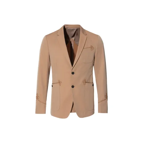 ANDREW MACKENZIE Business Suits Men Khaki