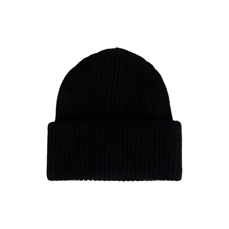 DSQUARED 2 Icon Appliqué Turn Up Hem Knitted Beanie-1