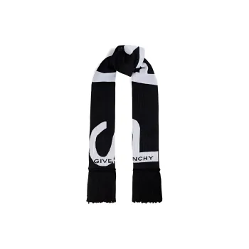 GIVENCHY Velour Scarf Women's Black