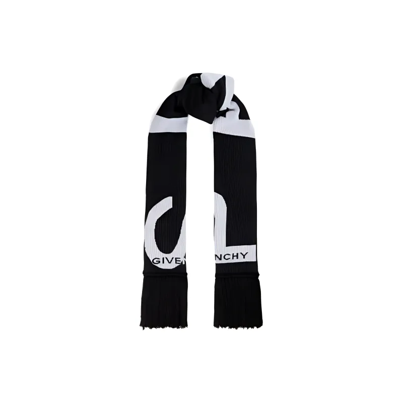 GIVENCHY Velour Scarf Women's Black-0
