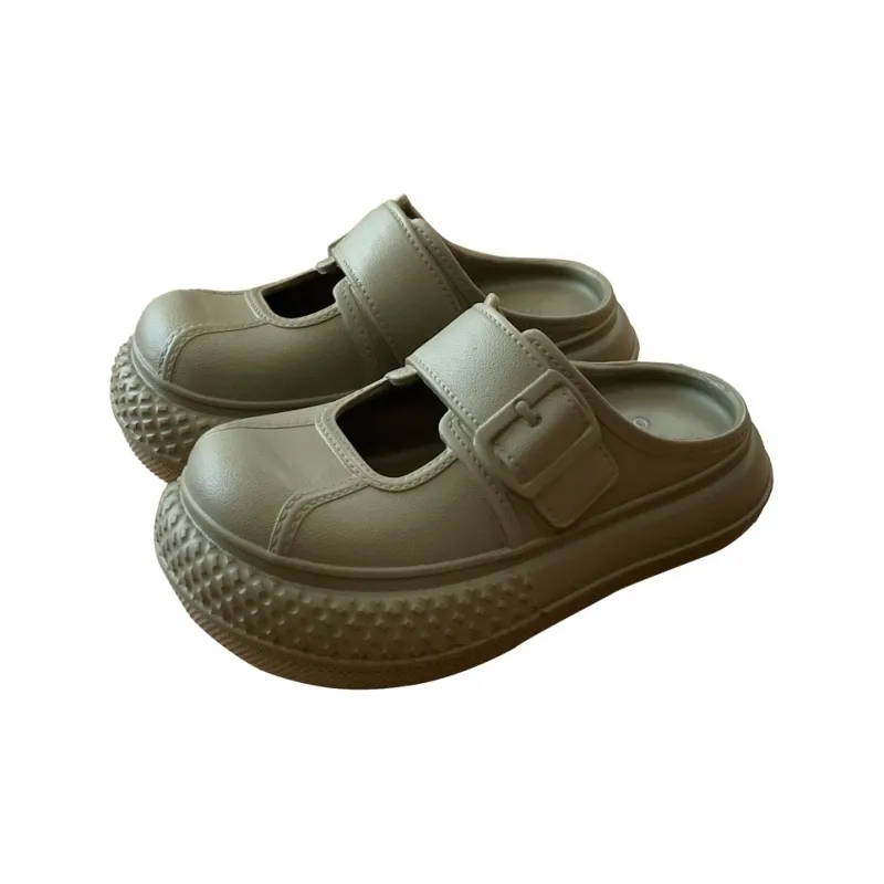 SHIGUDE Sandal Slippers Women's, Black-15