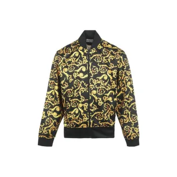 VERSACE JEANS COUTURE SS23 Jackets Coats Men's Black