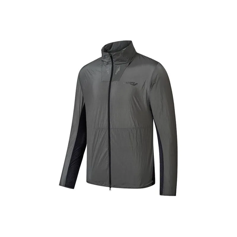 Saucony Jackets & Coats Men's Silver Black-0