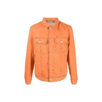 DIESEL Jackets Men Orange