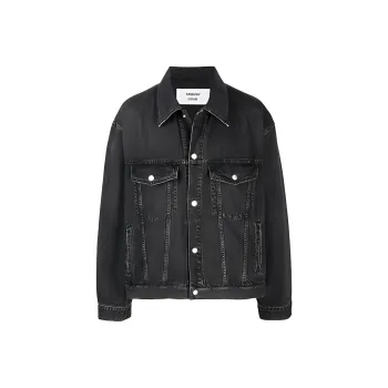 AMBUSH Denim Jackets Men Black