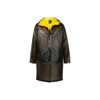 Nike Colorblock Hooded Down Jacket Men's Black