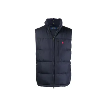 Polo Ralph Lauren Logo Embroidered Quilted Padded Vest