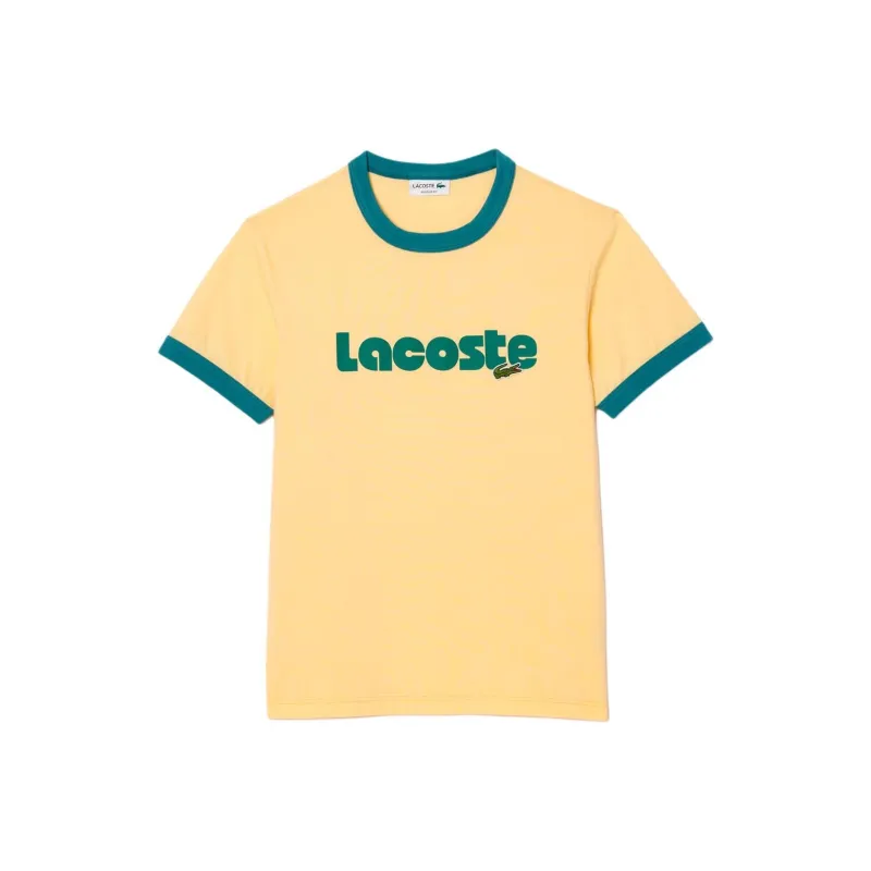 LACOSTE T Shirts Men Yellow-0